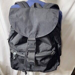 Kipling Live Light Nylon Backpack Drawstring Pockets Hiking